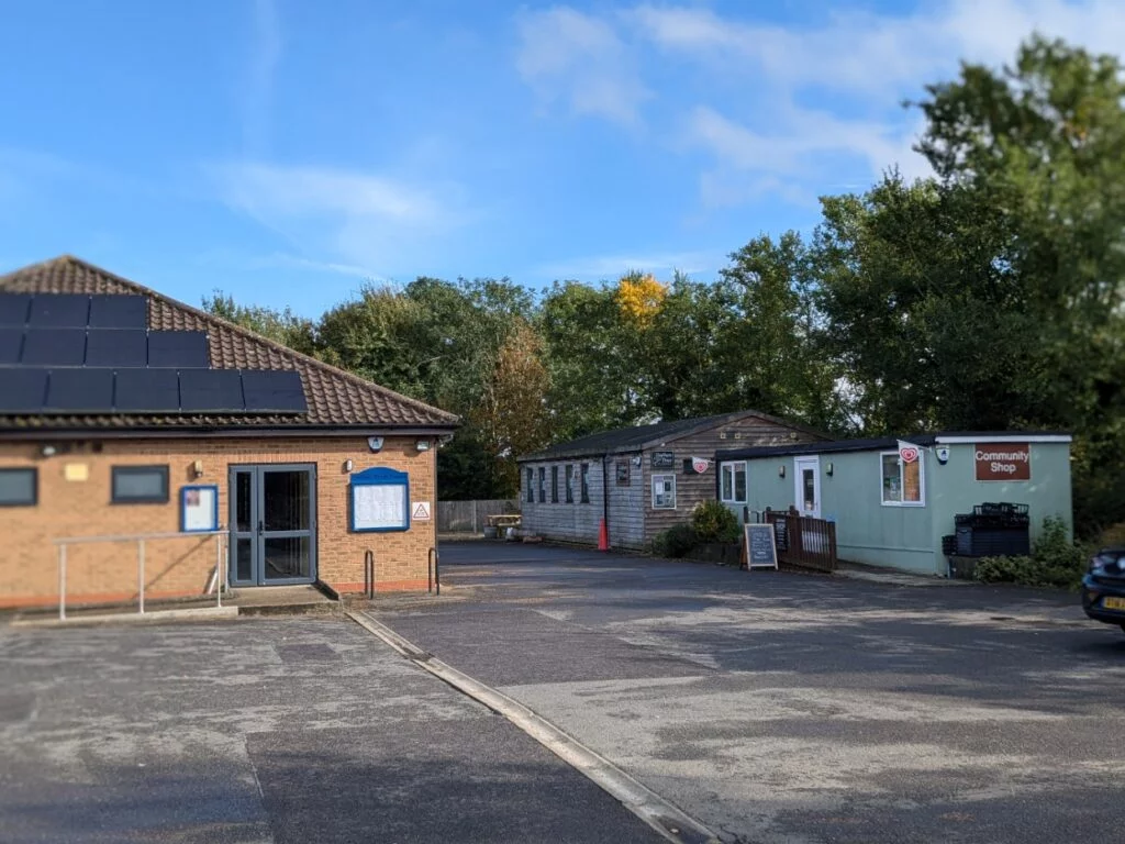Photograph of Village Hall and Shop Grafham